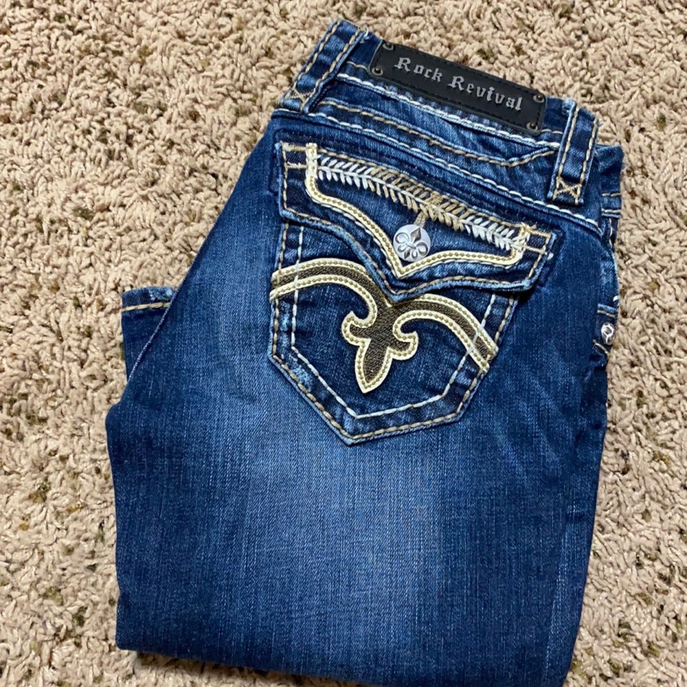 Like New Rock Revival Anja Bootcut Jean 25R